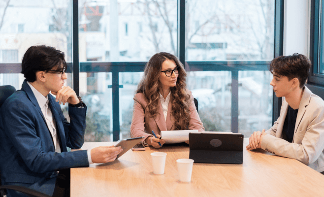 schedule an interview with the university